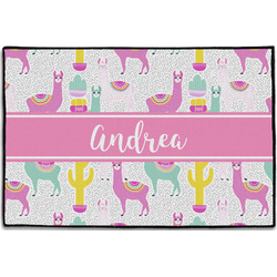 Llamas Door Mat - 36"x24" (Personalized)
