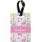 Llamas Plastic Luggage Tag - Rectangular w/ Name or Text
