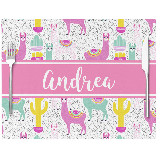 Llamas Placemat with Props