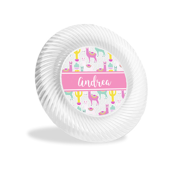 Custom Llamas Plastic Party Appetizer & Dessert Plates - 6" (Personalized)