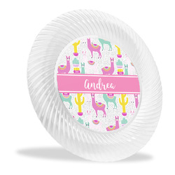 Llamas Plastic Party Dinner Plates - 10" (Personalized)