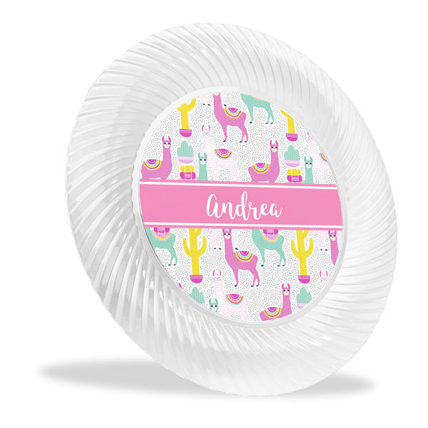 Custom Llamas Plastic Party Dinner Plates - 10" (Personalized)