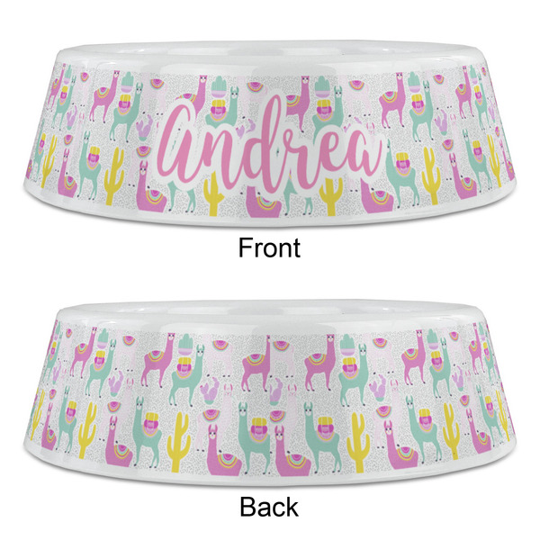 Llamas Plastic Pet Bowls - Large - APPROVAL