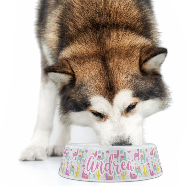 Llamas Plastic Pet Bowls - Large - LIFESTYLE