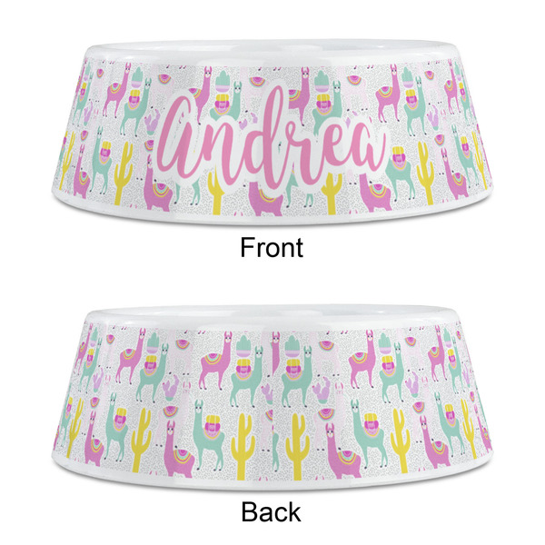 Llamas Plastic Pet Bowls - Medium - APPROVAL