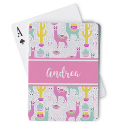 Llamas Playing Cards (Personalized)