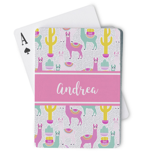 Custom Llamas Playing Cards (Personalized)