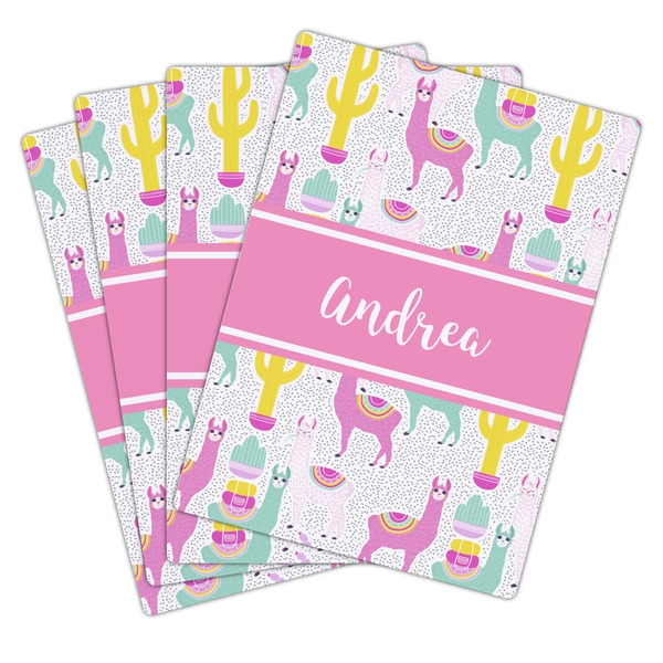 Llamas Playing Cards - Hand Back View