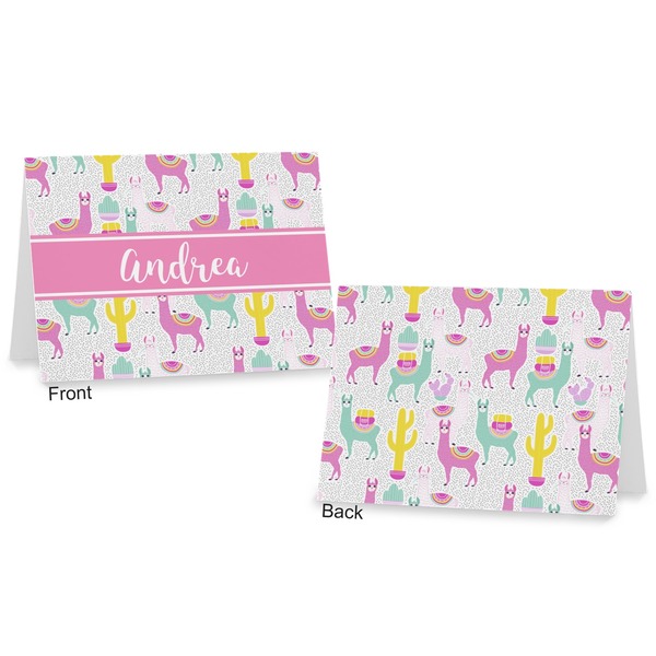 Llamas Postcard - Front and Back