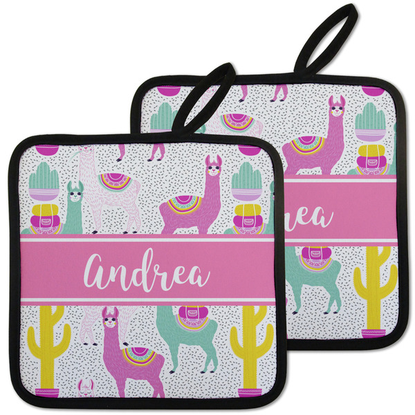 Llamas Pot Holders - Set of 2 MAIN