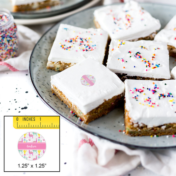 Llamas Printed Icing Circle - XSmall - In Context