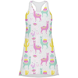 Llamas Racerback Dress - X Large