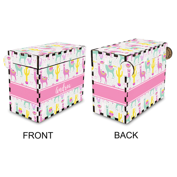 Llamas Recipe Box - Full Color - Approval