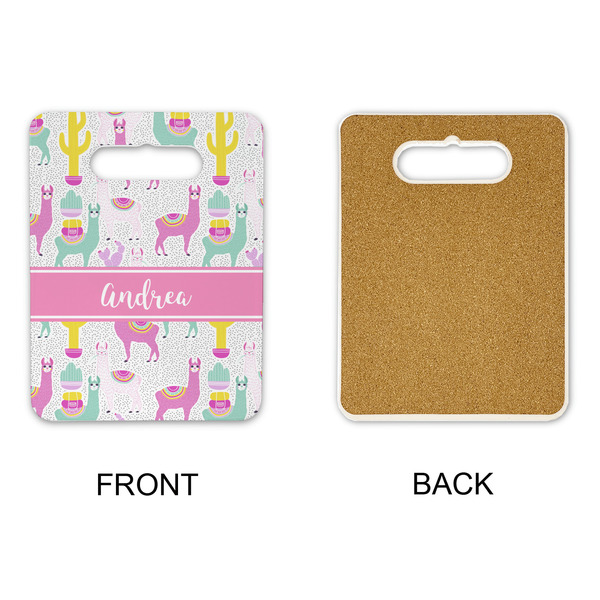 Llamas Rectangle Trivet with Handle - APPROVAL
