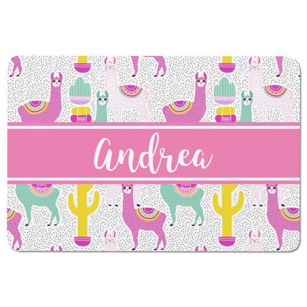 Llamas Rectangular Fridge Magnet - FRONT
