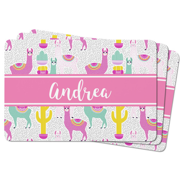 Llamas Rectangular Fridge Magnet - THREE