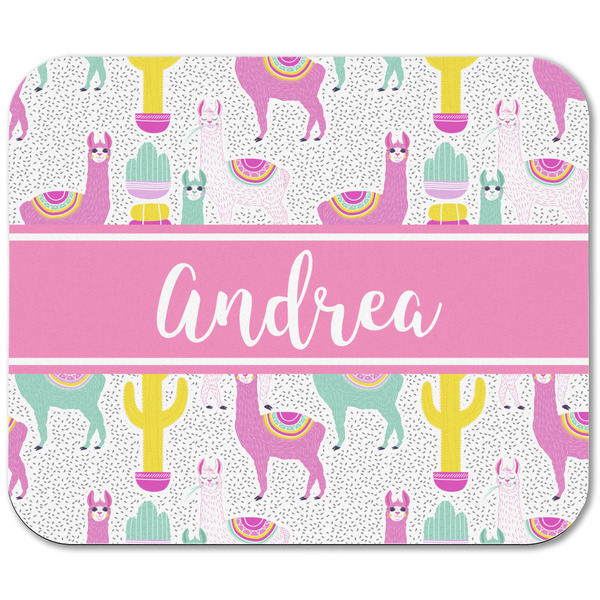 Llamas Rectangular Mouse Pad - APPROVAL