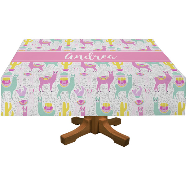 Llamas Rectangular Tablecloths (Personalized)