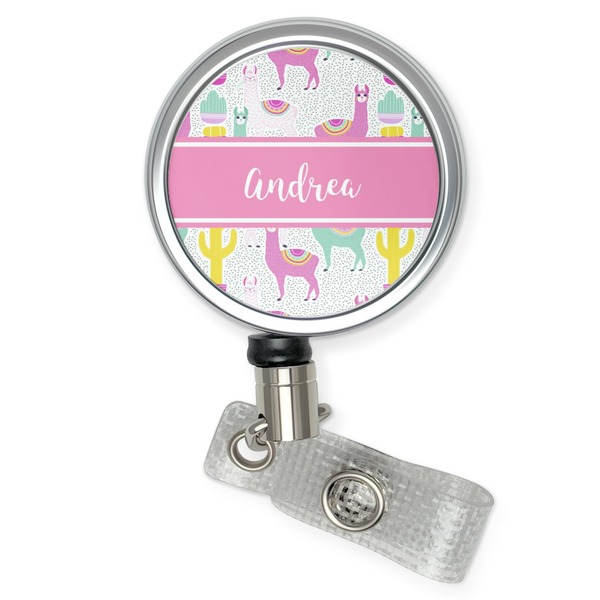 Custom Llamas Retractable Badge Reel (Personalized)