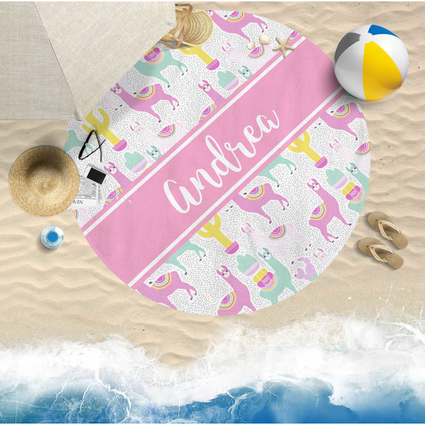 Llamas Beach Towel Lifestyle