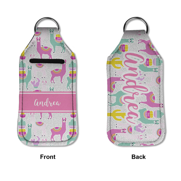 Llamas Sanitizer Holder Keychain - Large APPROVAL (Flat)