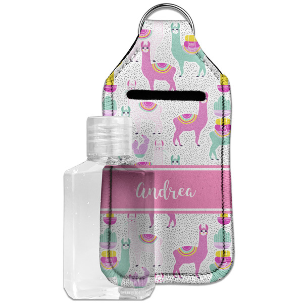 Llamas Sanitizer Holder Keychain - Large with Case