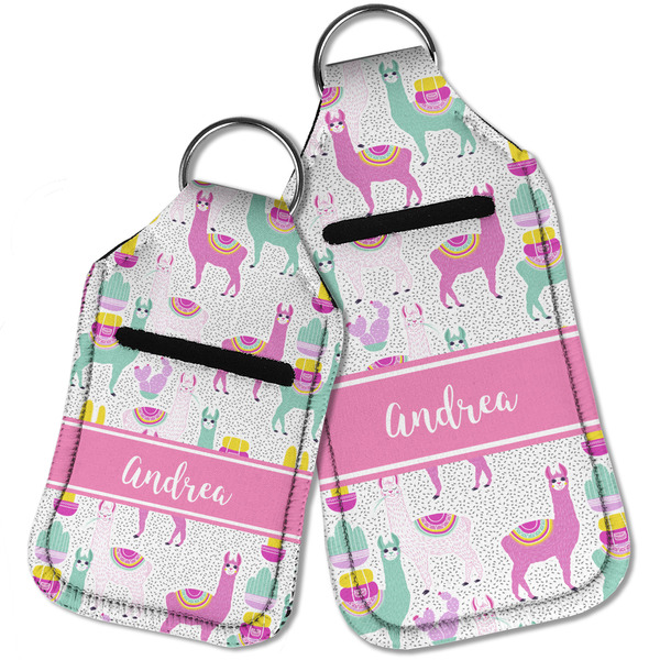 Llamas Sanitizer Holder Keychain - Parent Main