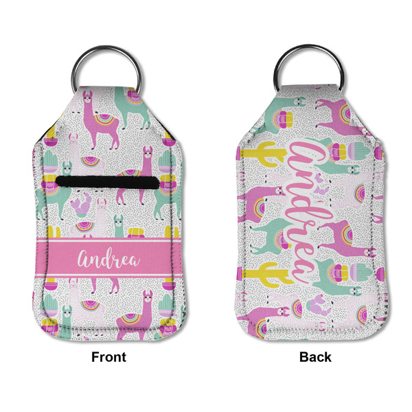 Llamas Sanitizer Holder Keychain - Small APPROVAL (Flat)