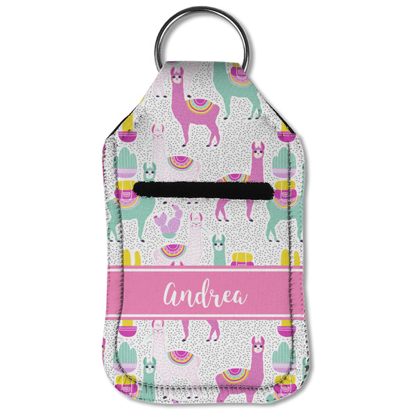 Llamas Sanitizer Holder Keychain - Small (Front Flat)