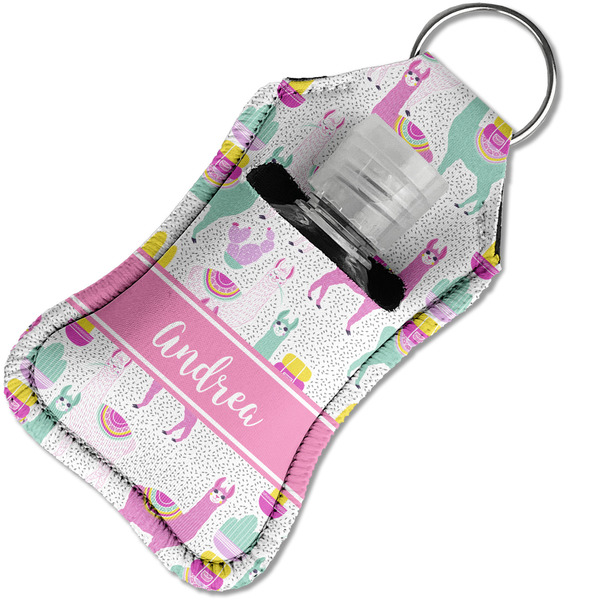 Llamas Sanitizer Holder Keychain - Small in Case