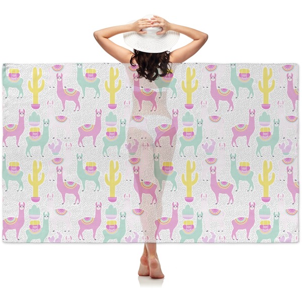 Custom Llamas Sheer Sarong