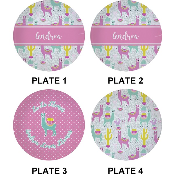Llamas Set of Appetizer / Dessert Plates (Approval)