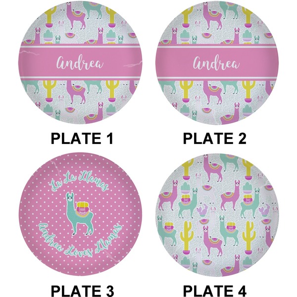 Llamas Set of Lunch / Dinner Plates (Approval)