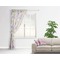 Llamas Sheer Curtain With Window and Rod - in Room Matching Pillow
