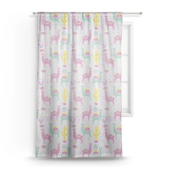 Llamas Sheer Curtain