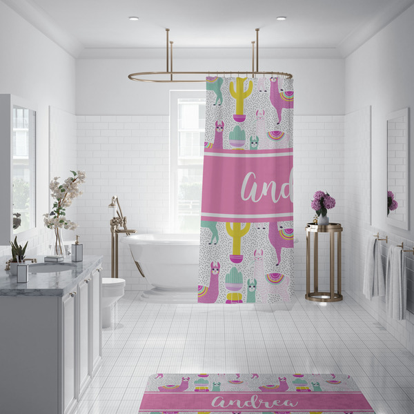 Llamas Shower Curtain - Custom Size