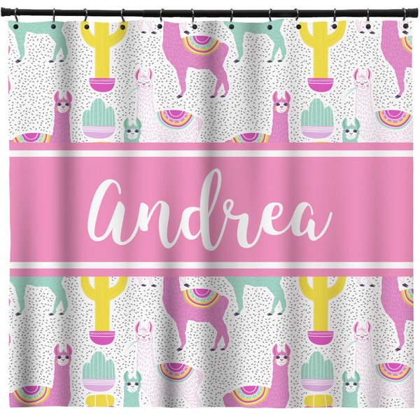 Custom Llamas Shower Curtain - Custom Size (Personalized)