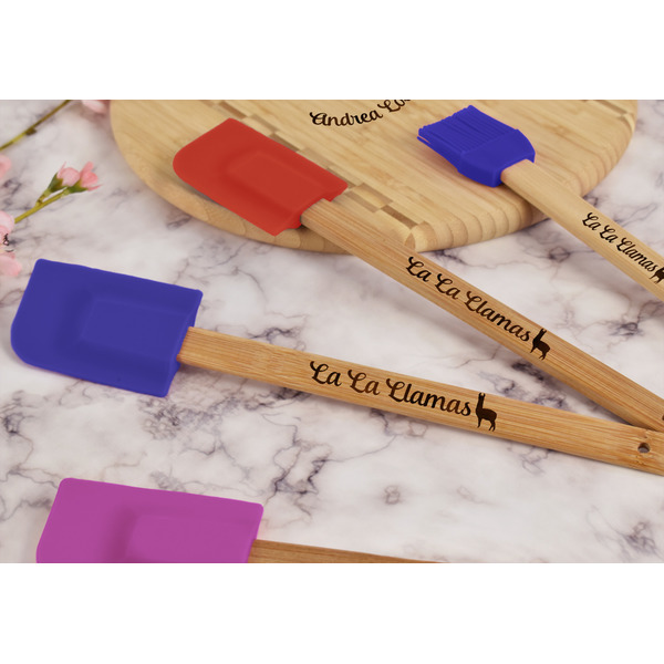 Llamas Silicone Spatula - Blue - Lifestyle
