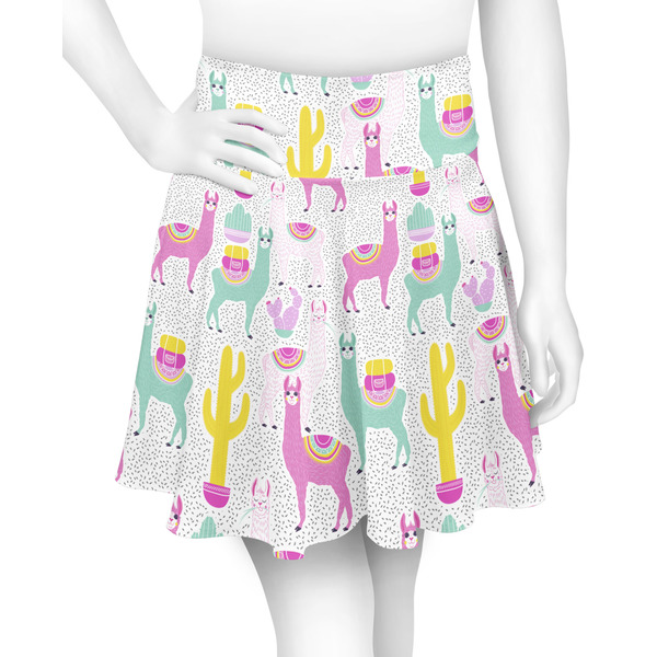 Custom Llamas Skater Skirt - Large