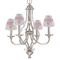Llamas Small Chandelier Shade - LIFESTYLE (on chandelier)
