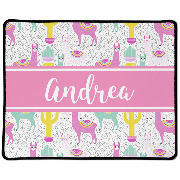 Custom Llamas Large Gaming Mouse Pad - 12.5" x 10" (Personalized)
