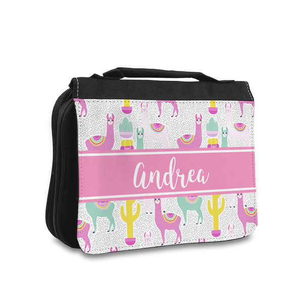 Custom Llamas Toiletry Bag - Small (Personalized)
