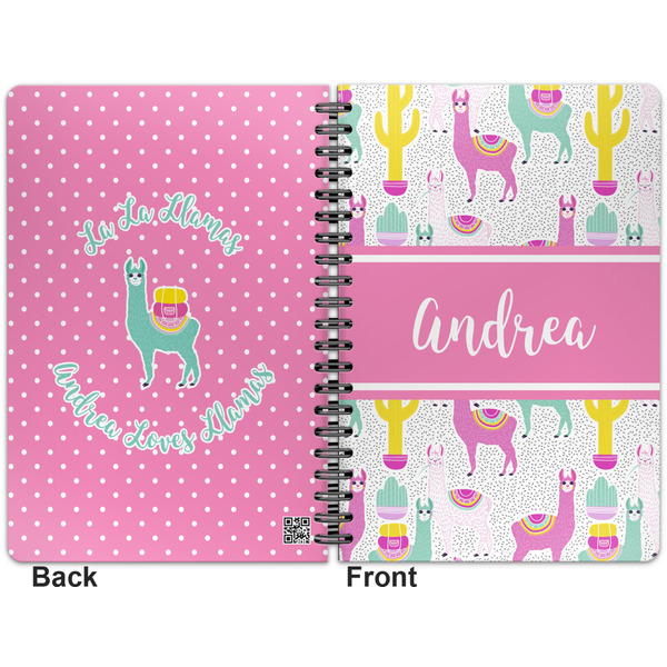 Llamas Spiral Journal 7 x 10 - Apvl