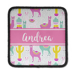 Llamas Iron On Square Patch w/ Name or Text