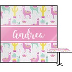 Llamas Square Table Top - 24" (Personalized)