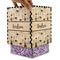 Llamas Square Tissue Box Covers - Wood - with box