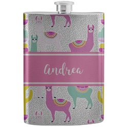 Llamas Stainless Steel Flask (Personalized)