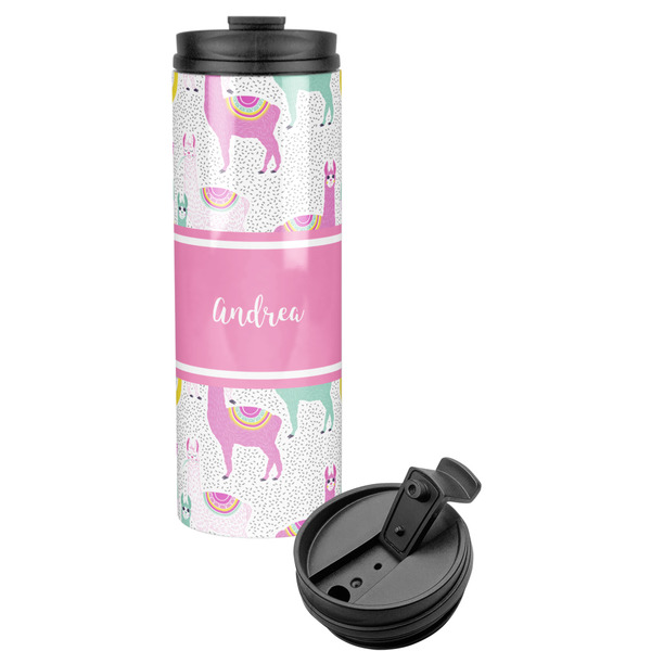 Custom Llamas Stainless Steel Skinny Tumbler (Personalized)