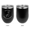 Llamas Stainless Wine Tumblers - Black - Single Sided - Approval