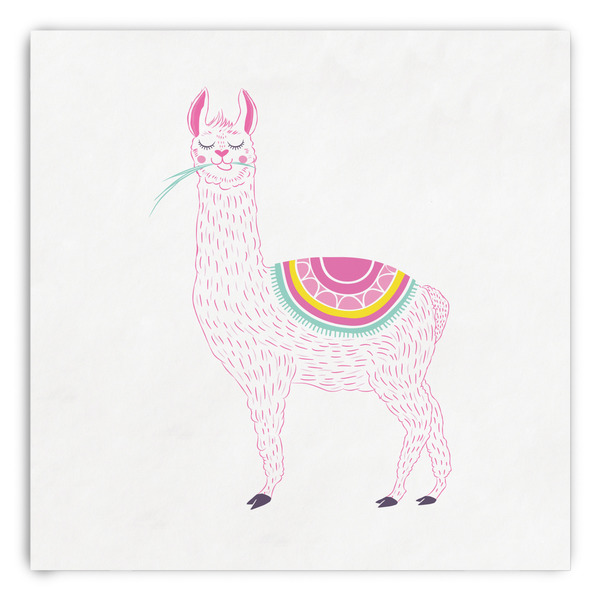 Custom Llamas Paper Dinner Napkins